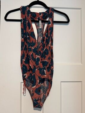 Free People Racerback Tank Bodysuit